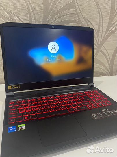 Ноутбук Acer nitro 5, RTX 3050, 144GHz, Intel