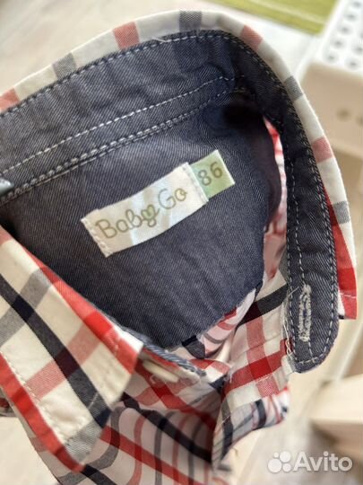 Рубашка на мальчика 86