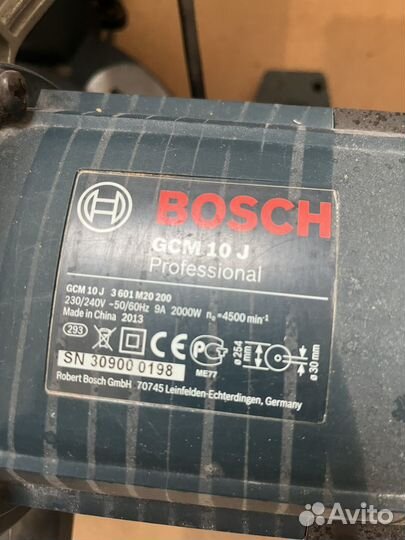 Торцовочная пила bosch gcm10j