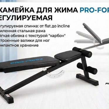 Скамья для жима и пресса без стоек