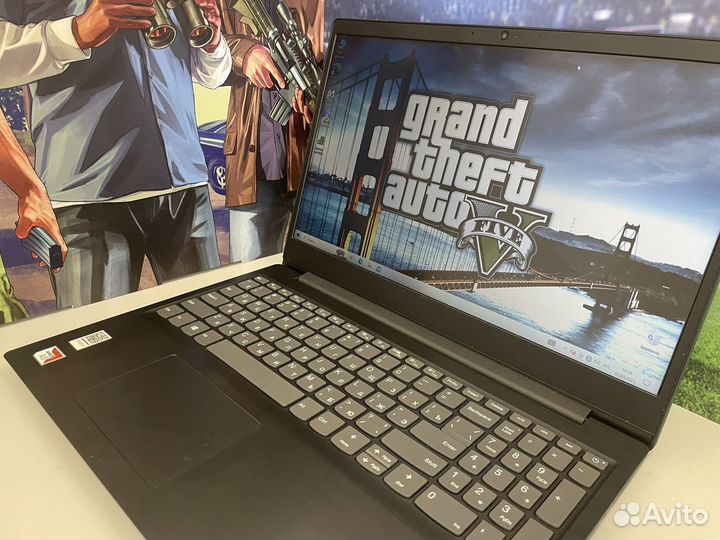 Шикарный ноутбук Lenovo 8gb/A6-9225/FullHD/SSD