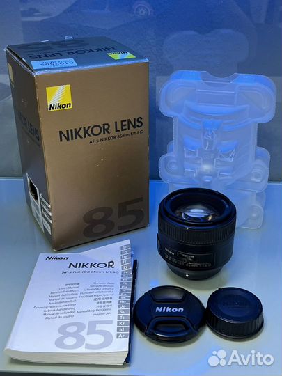 Объектив Nikon nikkor AF-S 85mm f/1.8 G