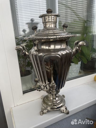 Самовар рюмка на дровах 7 литров