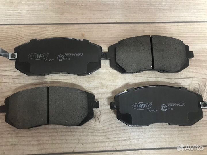 Колодки задние goodwill 1010F Subaru Impreza