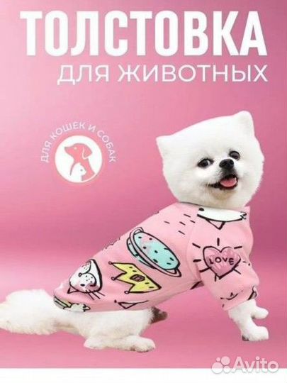 Толстовка кофта для животных