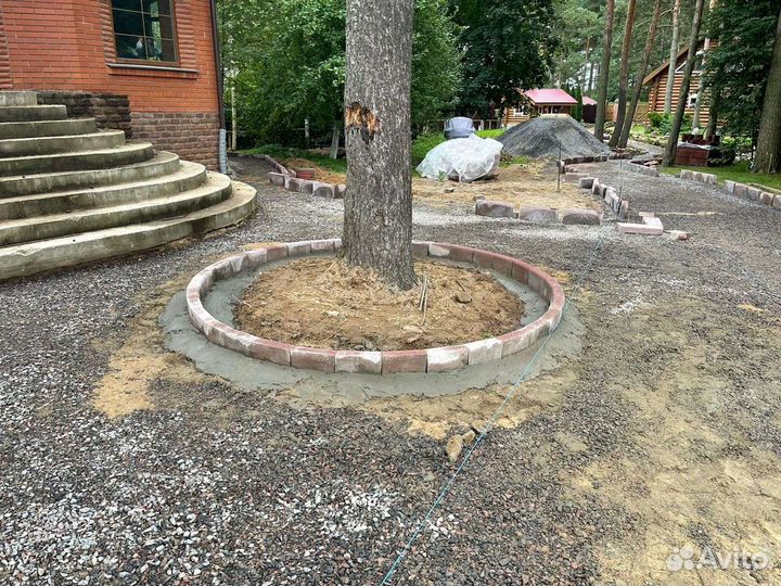 Укладка тротуарной плитки
