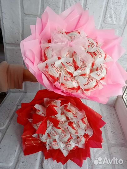 Сладкий букет из конфет