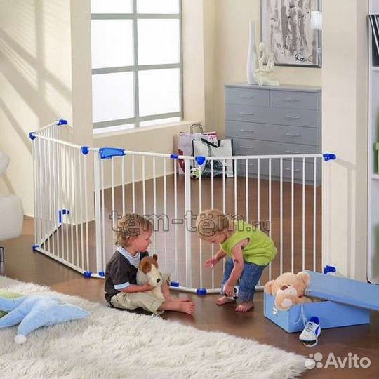 Ворота безопасности Geuther, манеж трансформер