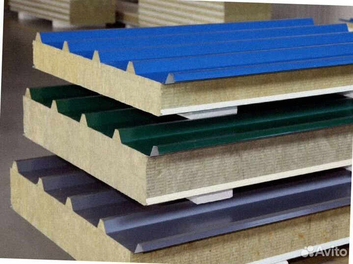 Сэндвич панели кровельные от 200 м2