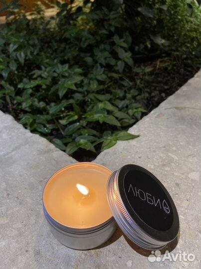 Ароматические свечи из кокосового воска