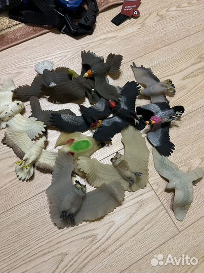 Резиновые птицы: грифы, совы, ястребы