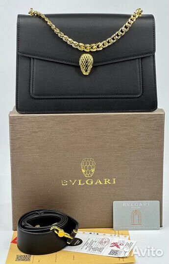 Сумка натуральная кожа bvigari Serpenti