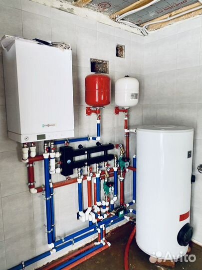 Монтаж отопления, установка теплых полов