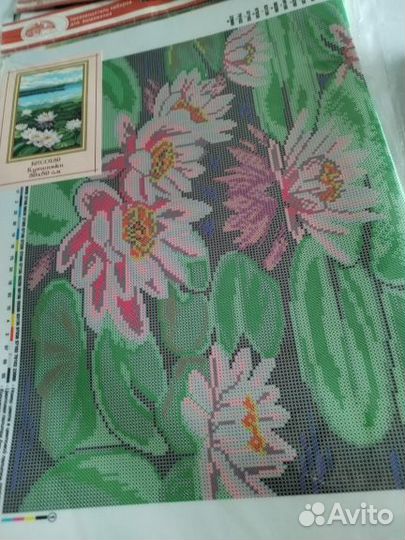 Канва с рисунком для вышивания бисером оптом