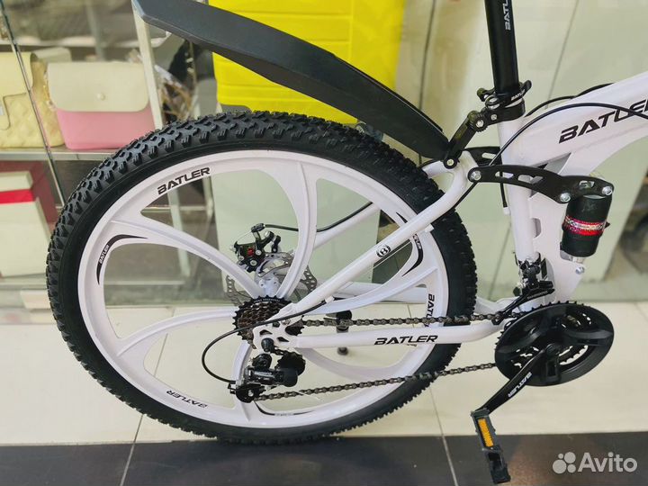 Складной велосипед на дисках Batler 26'' белый