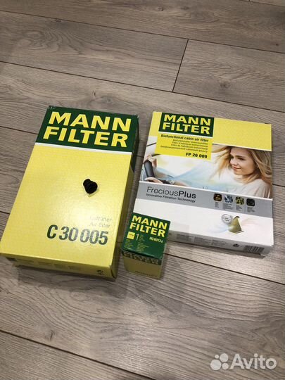 Комплект фильтров mann Skoda Kodiaq из Германии