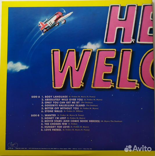 LP - The Dooleys- Hello Welcome /Japan/ - 1980