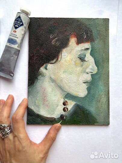 Картина маслом, Ахматова, 15/20 см