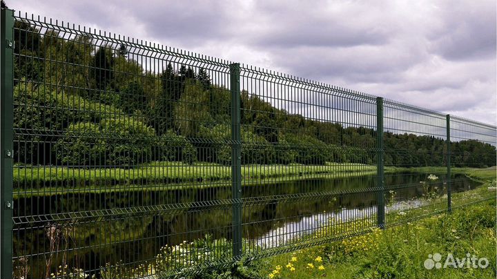Забор сетка 3D