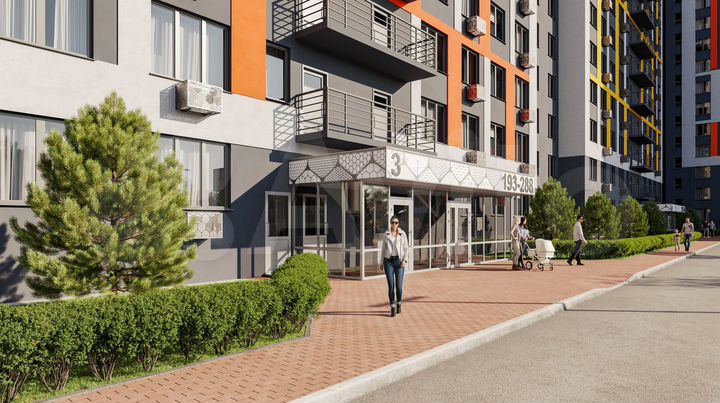 3-к. квартира, 83,8 м², 5/16 эт.