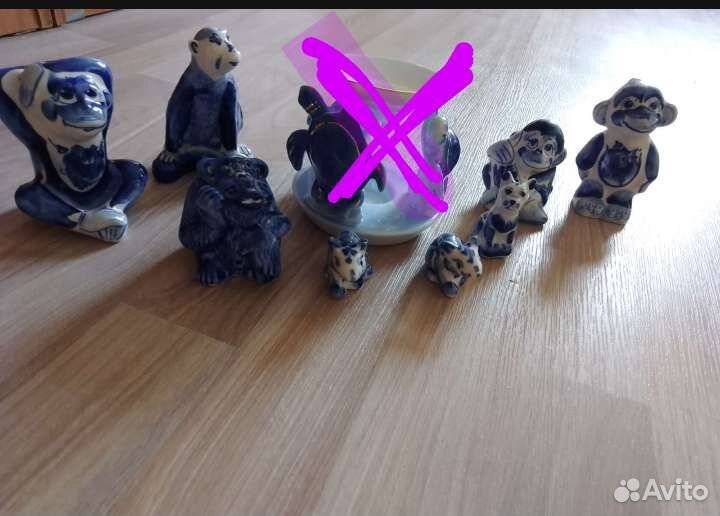 Фигурки гжель