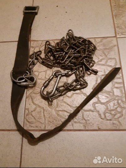 Ошейник с цепью