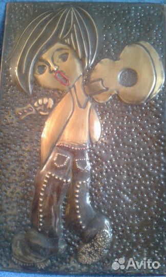 СССР Панно чеканка