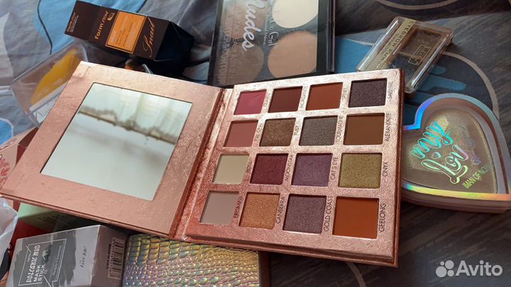 Палитра теней помада ссьворотки