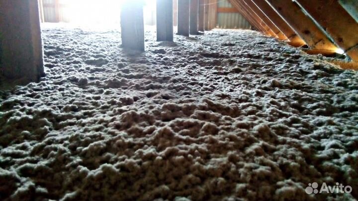 Эковата EcoFiber-утеплитель для мансард, стен,пола