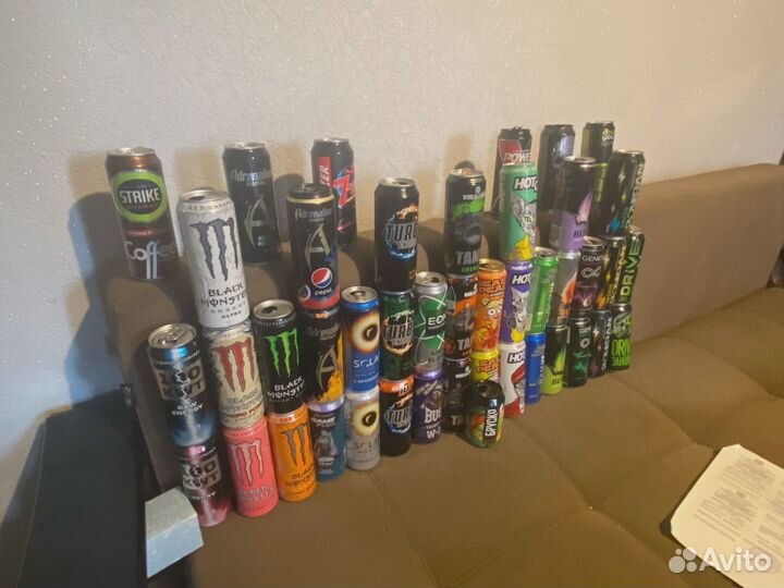 Алюминиевые банки из под Энергетических напитков