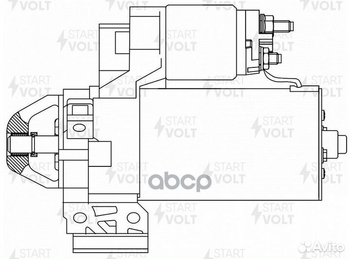 Стартер BMW 5 (F10) 10, X3 (F25) 10- 2.0D 2,2