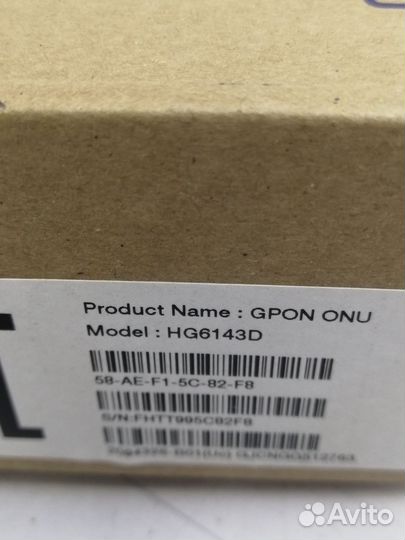 Роутер FiberHome gpon ONU HG6143D