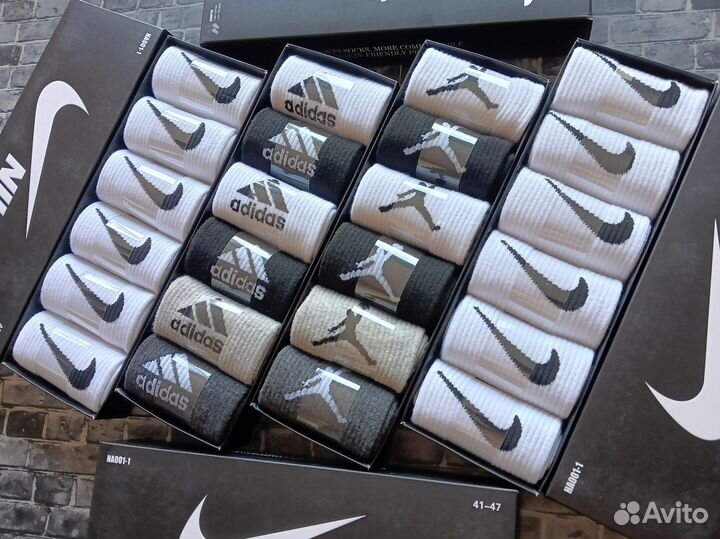 Носки Nike Fila Adidas Jordan