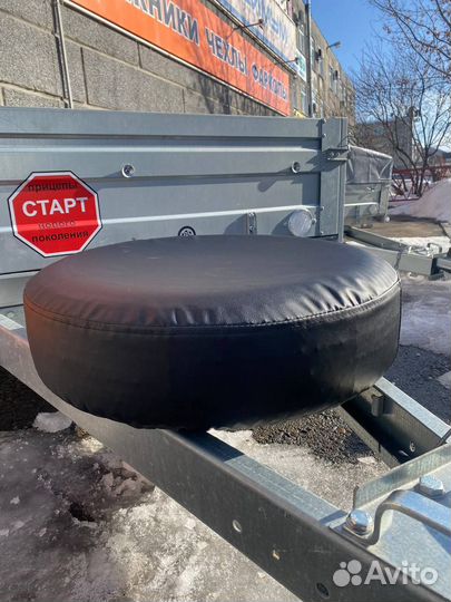 Чехол для запасного колеса прицепа (R14) черный