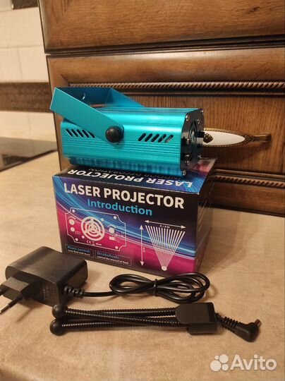 Новый лазерный проектор, светомузыка