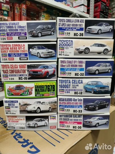 Сборные модели автомобилей hasegawa 1 24
