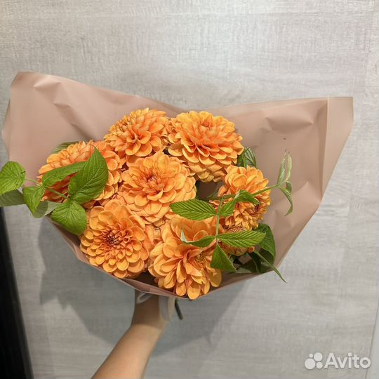 Букет из георгин