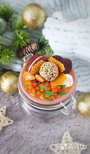 Баночки с декором из полимерной глины