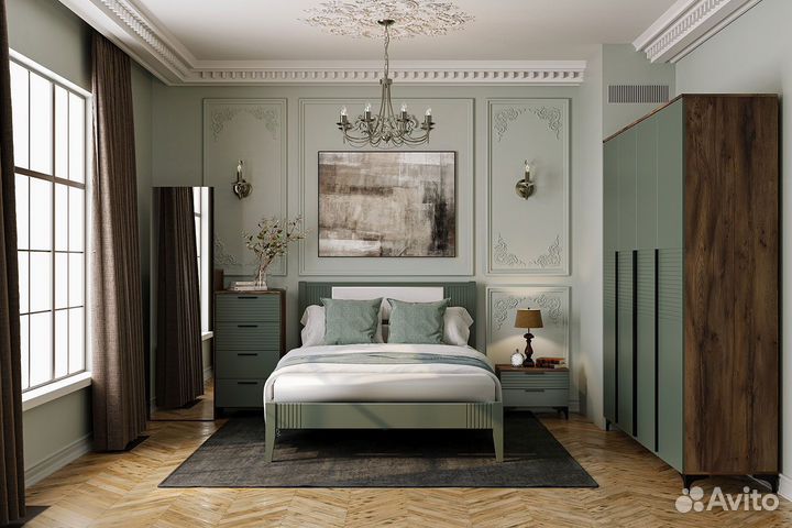 Комод с зеркалом Брента