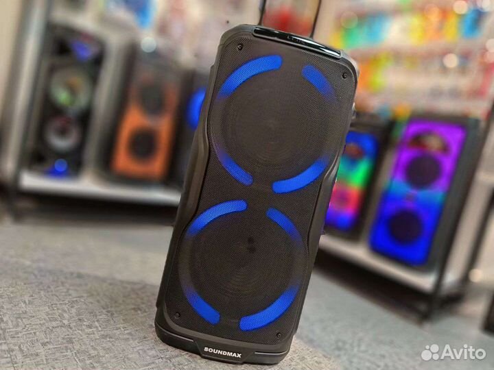 Bluetooth колонка + микрофон и пульт есть радио