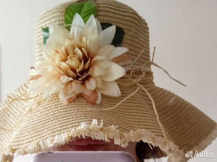 Шляпа женская соломенная Греция