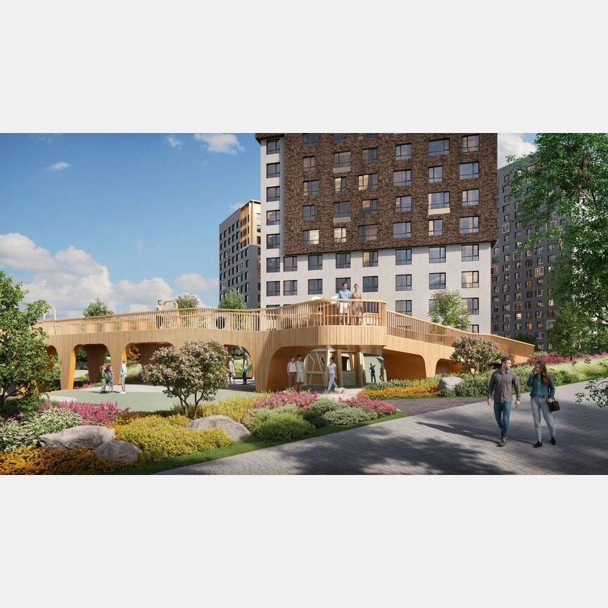 1-к. квартира, 40 м², 16/23 эт.