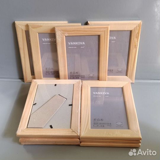 Деревянная фоторамка 10*15 IKEA