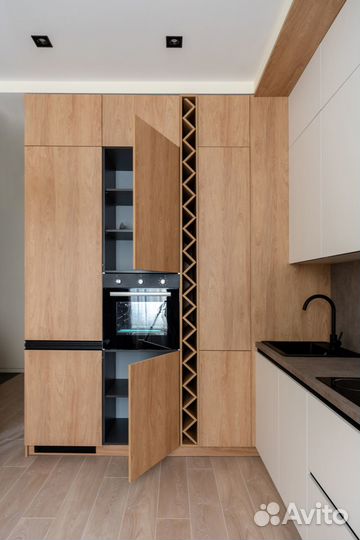 Кухня под ключ замер доставка