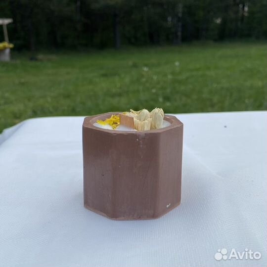 Ароматическая свеча ручной работы