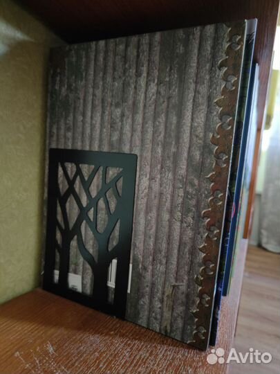 Подставка-держатель (стоппер) для книг, 2 штуки