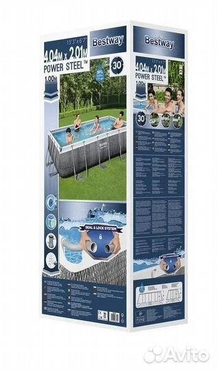 Каркасный бассейн прямоугольный Bestway 56721