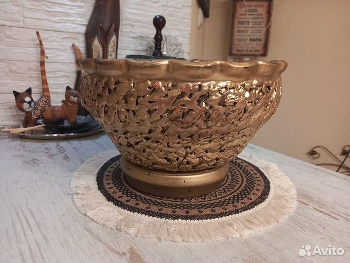 Горшок керамический в. 21 см, ш. 30 см