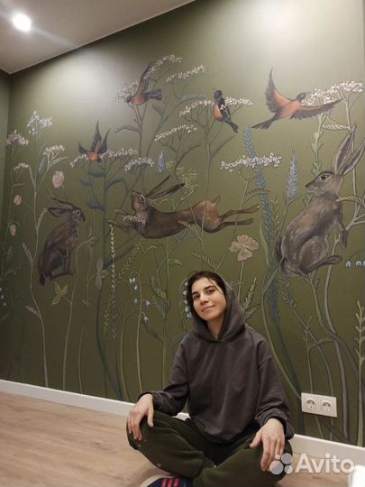 Роспись стен, картины на заказ