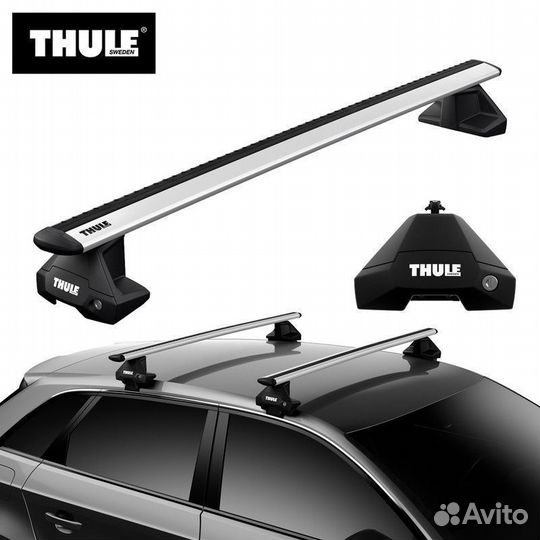 Опоры thule Evo для автомобилей с гладкой крышей